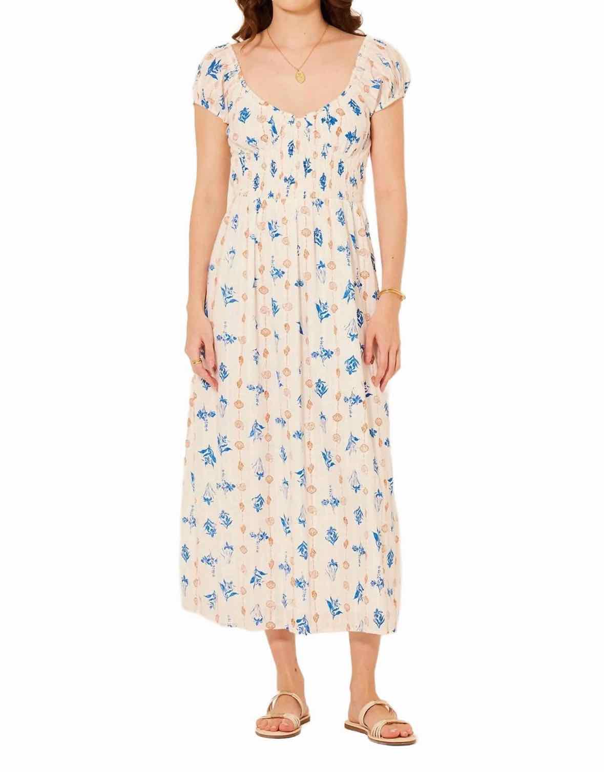 Bila White and Blue Size S Dress