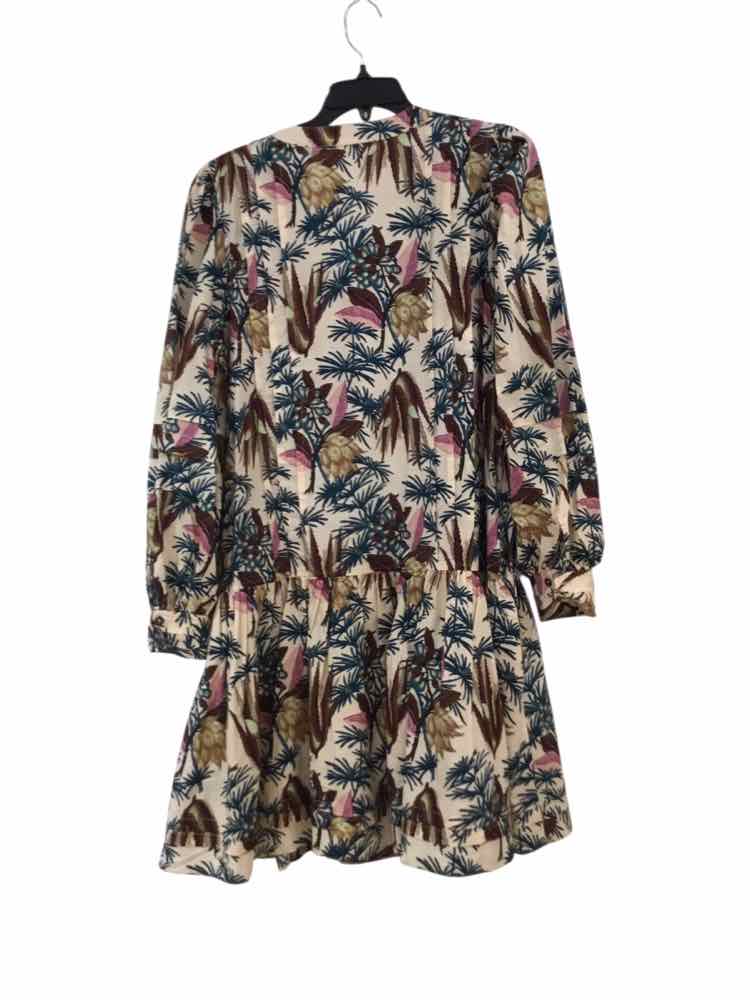 ULLA JOHNSON Beige & green Size 10 Dress