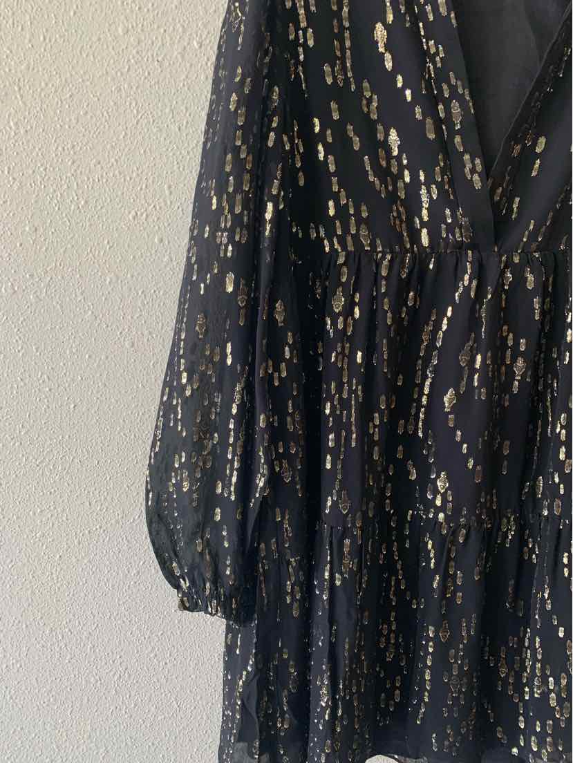 Lilly Pulitzer Black and Gold Size XS Dress