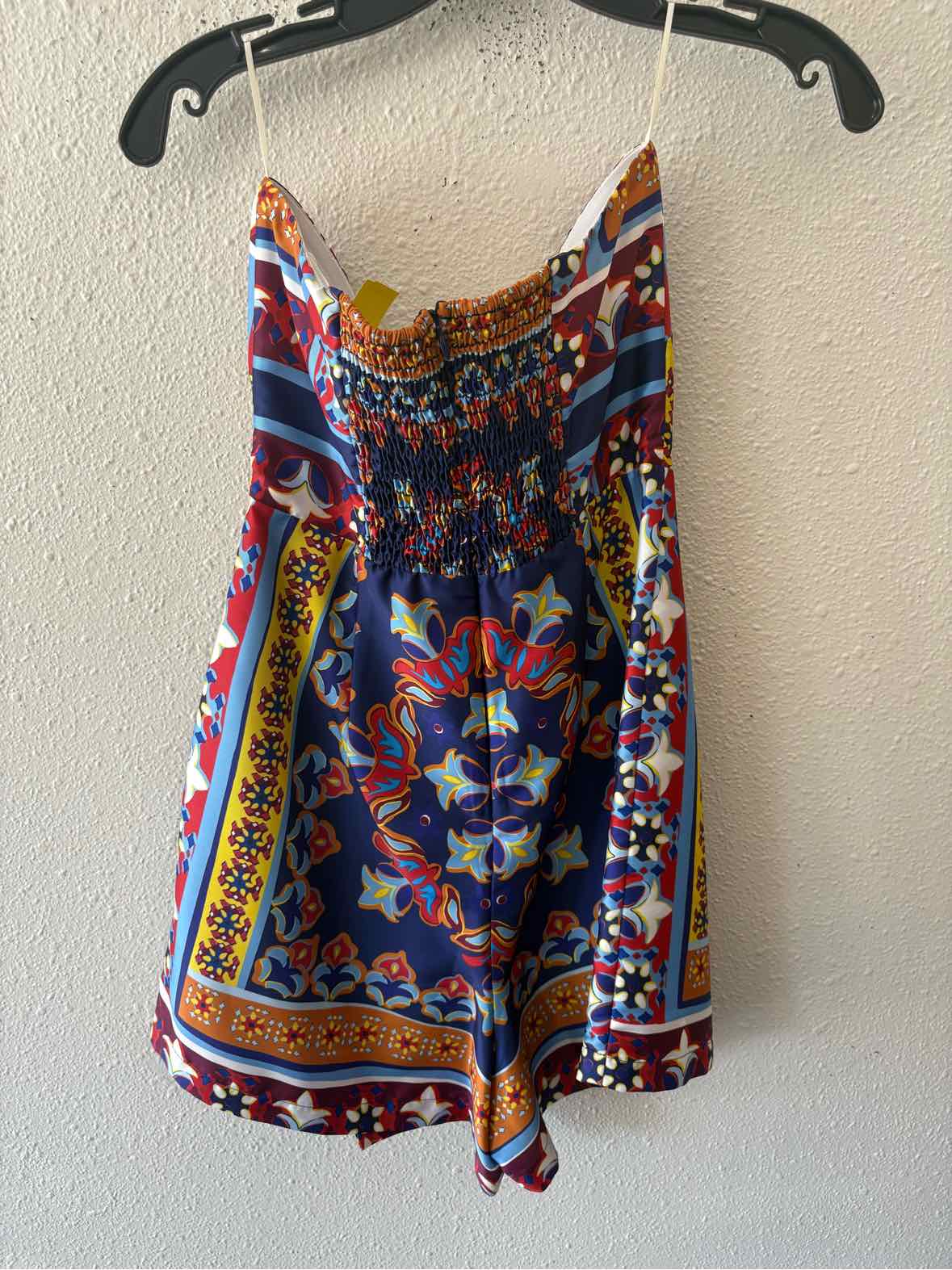 Lavender Brown Blue Multi Size M Romper