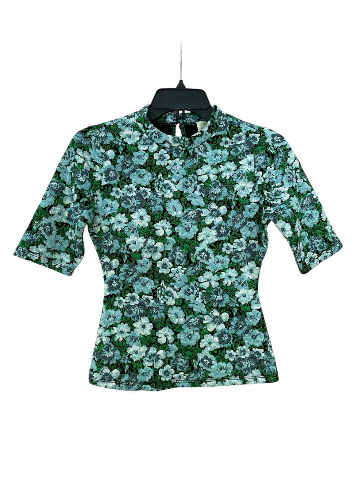 maeve Green and Blue and Black Size XXS Shirt