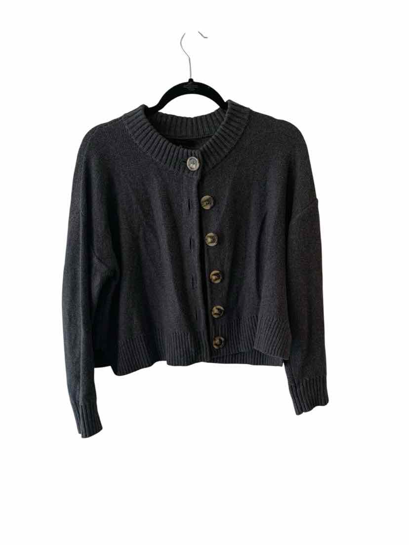 Quince Dark Gray Size S Cardigan