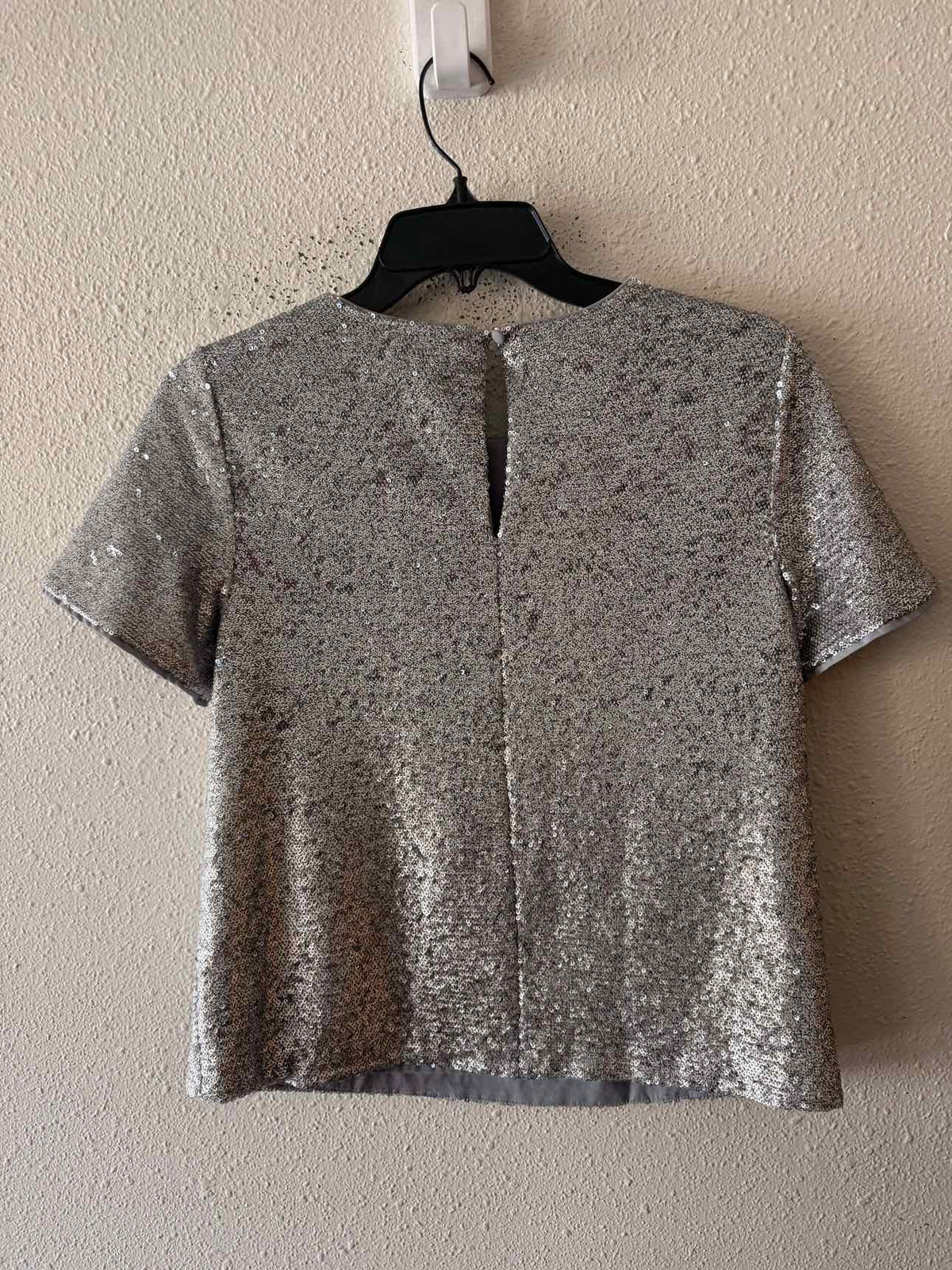 Court & Rowe Metallic Silver Size XS Blouse