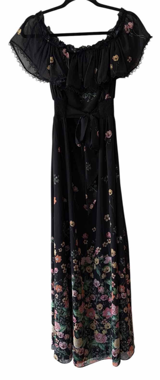 Sachin & Babi Black Multi Size 8 Dress