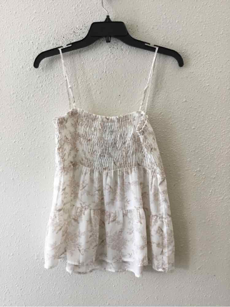 Paper Crane White and Tan Size L Shirt