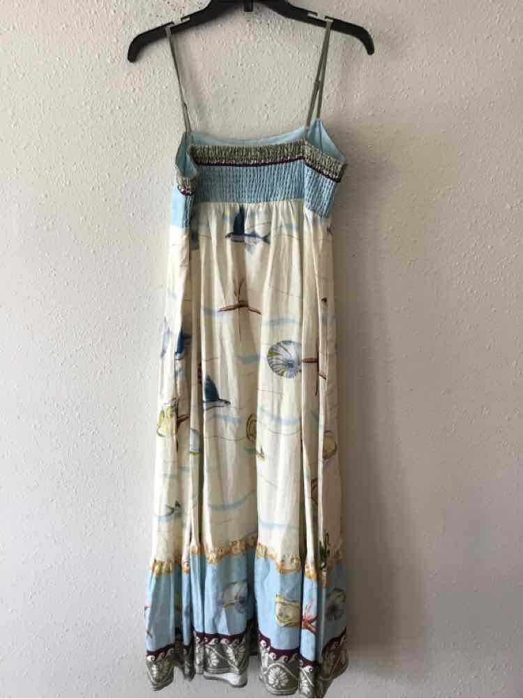 Caroline Constas Cream Multi Size M Dress
