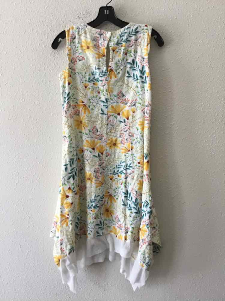 for cynthia White Multi Size PS Dress