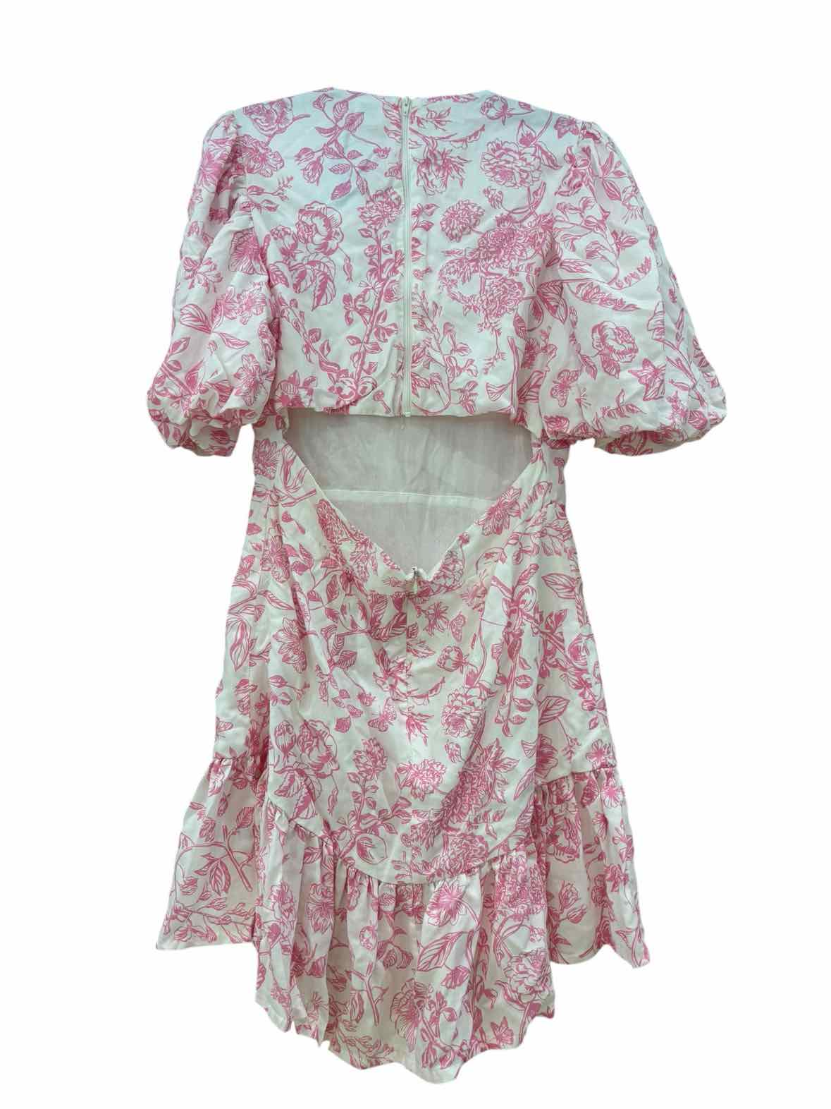 Cake FOR Dinner White and Pink Size M Dress