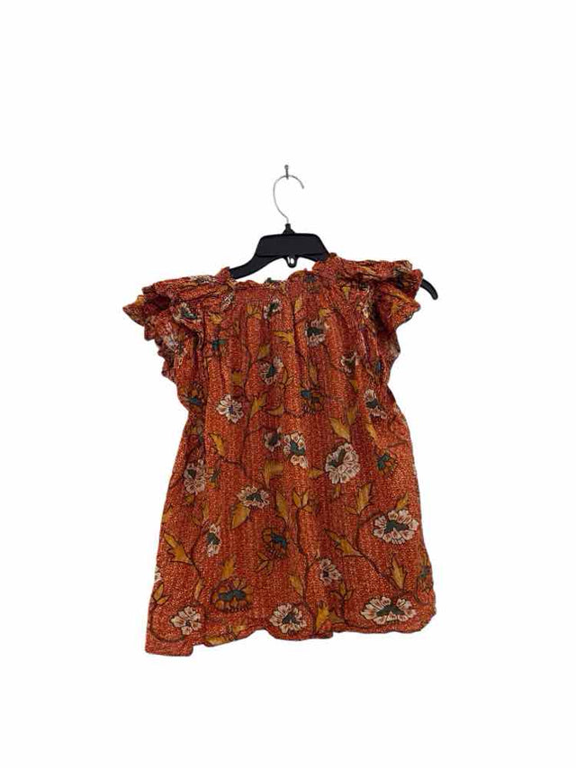 ULLA JOHNSON Orange Size 2 Blouse