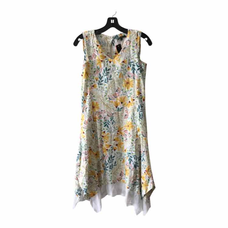 for cynthia White Multi Size PS Dress