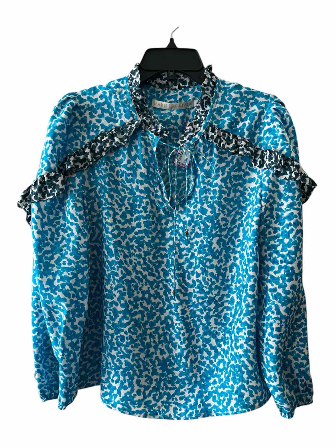Marie Oliver Blue and White Size S Shirt