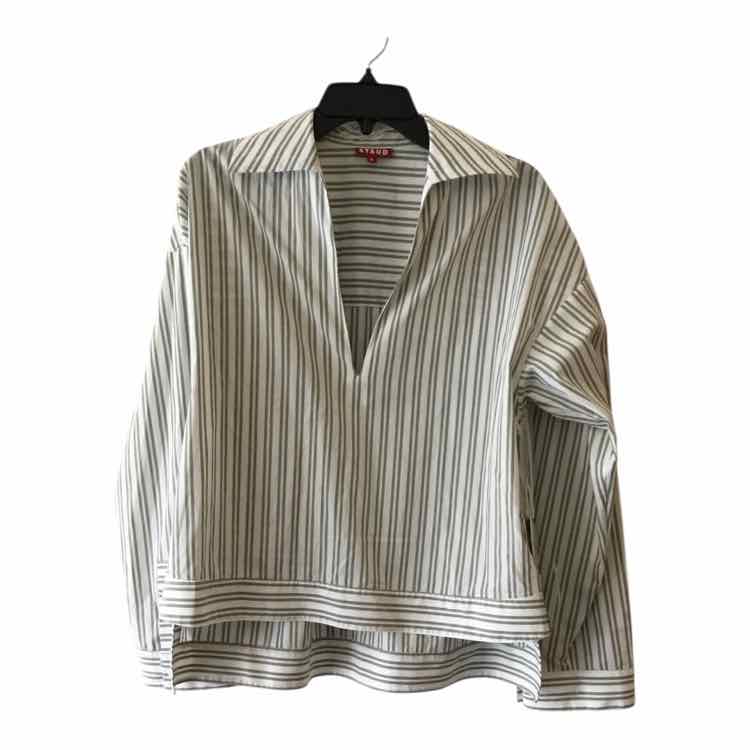 STAUD Green and White Size M Shirt