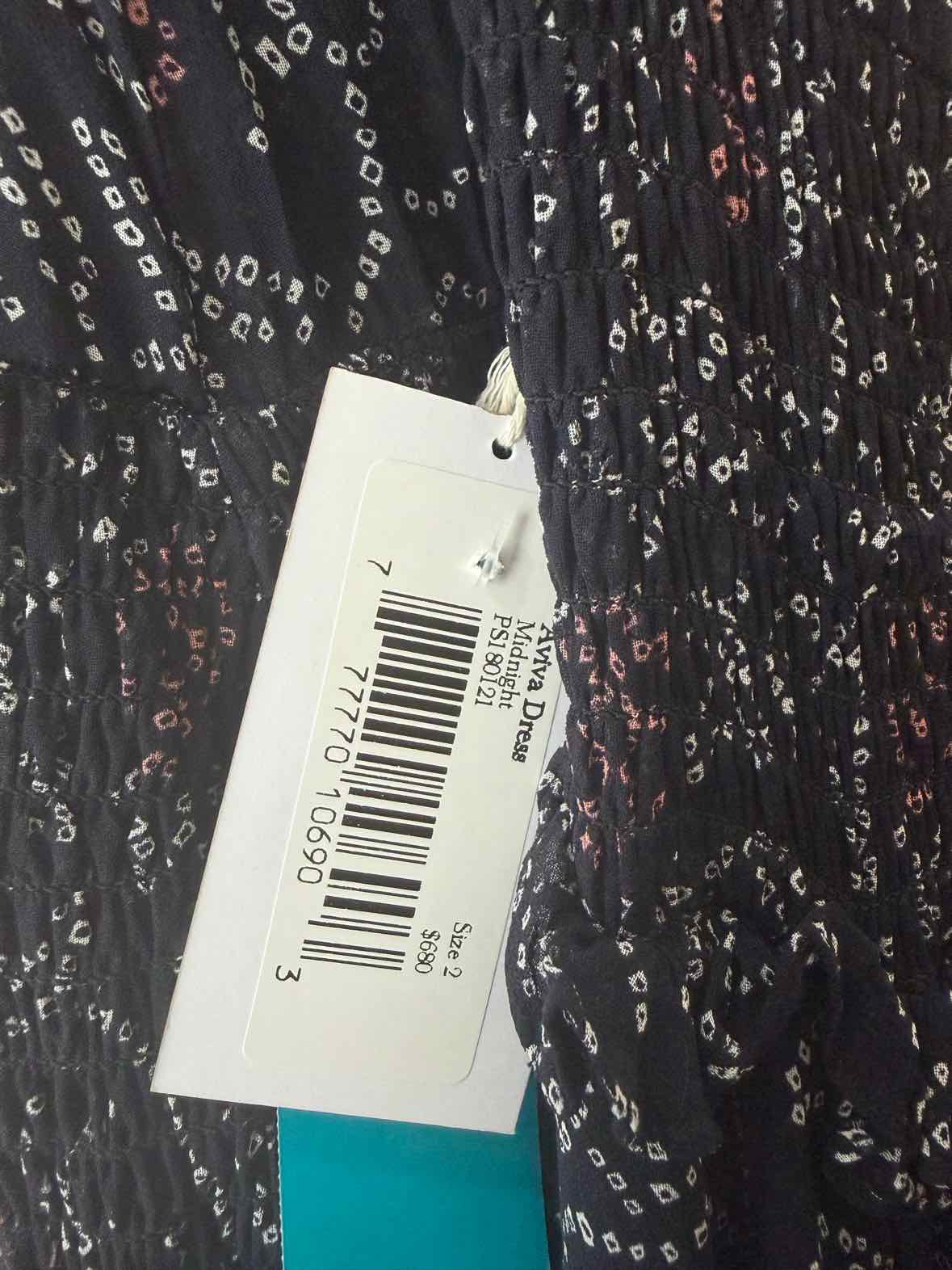 ULLA JOHNSON navy multi Size 2 Dress