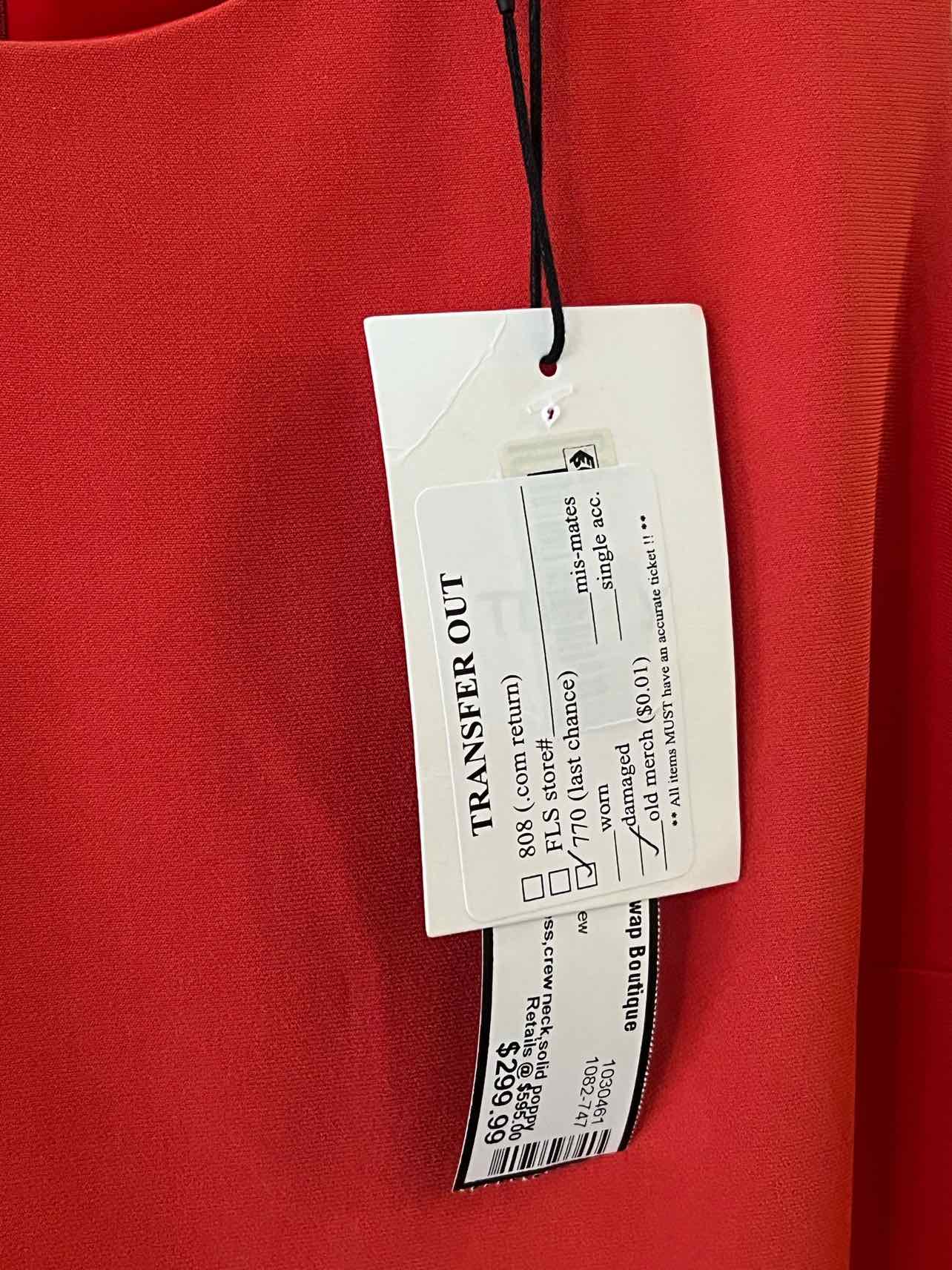 Theory Poppy Red Size 8 Dress