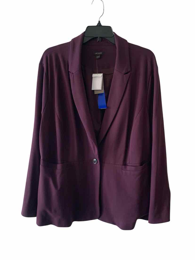 j.jill Plum Size XL Blazer