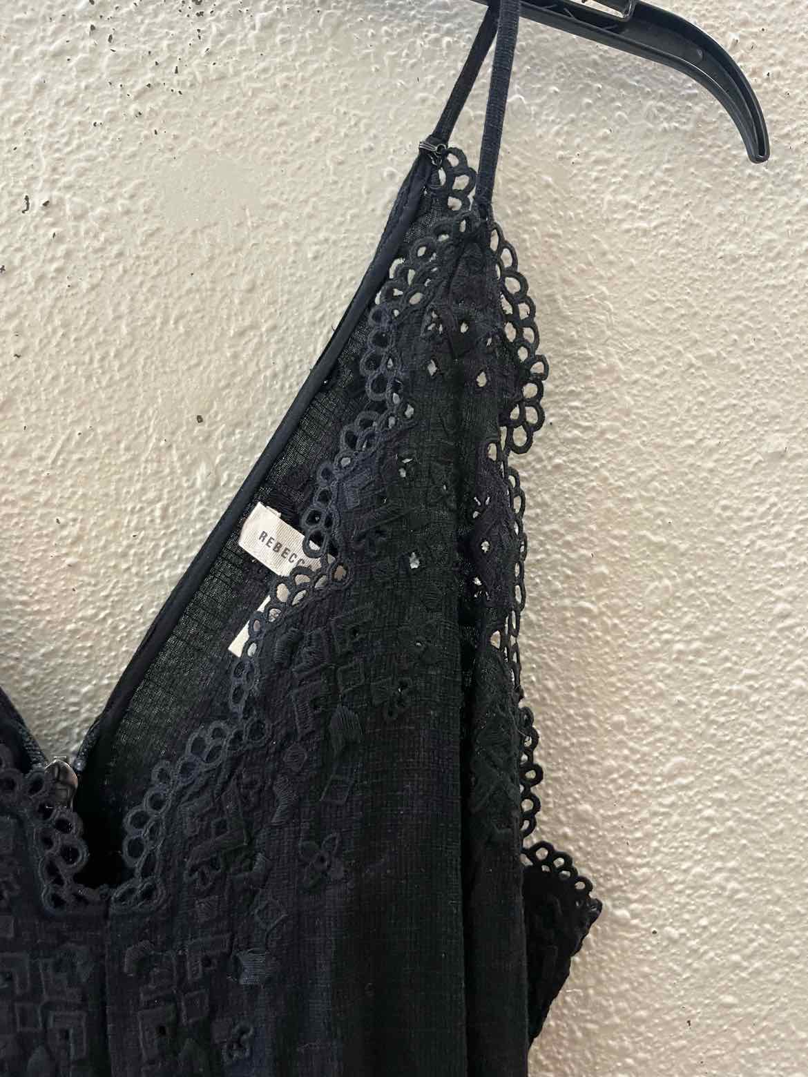Rebecca Taylor Black Size 4 Romper