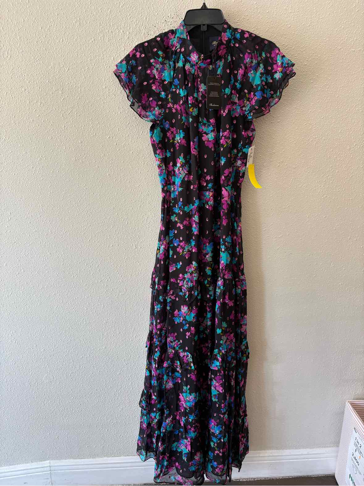 Shoshanna Black Multi Size 6 Dress