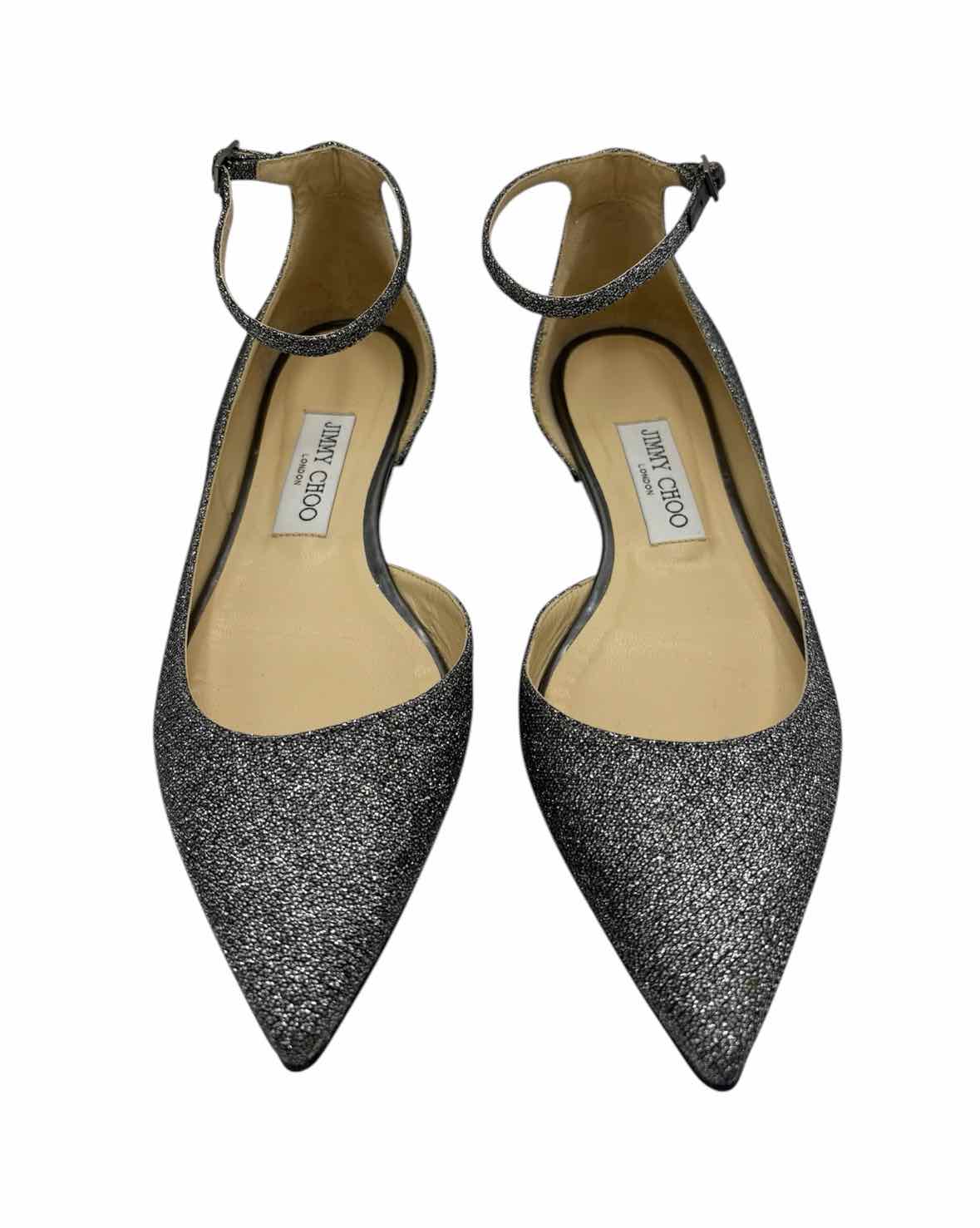 Jimmy Choo Gunmetal Size 38.5 Shoes