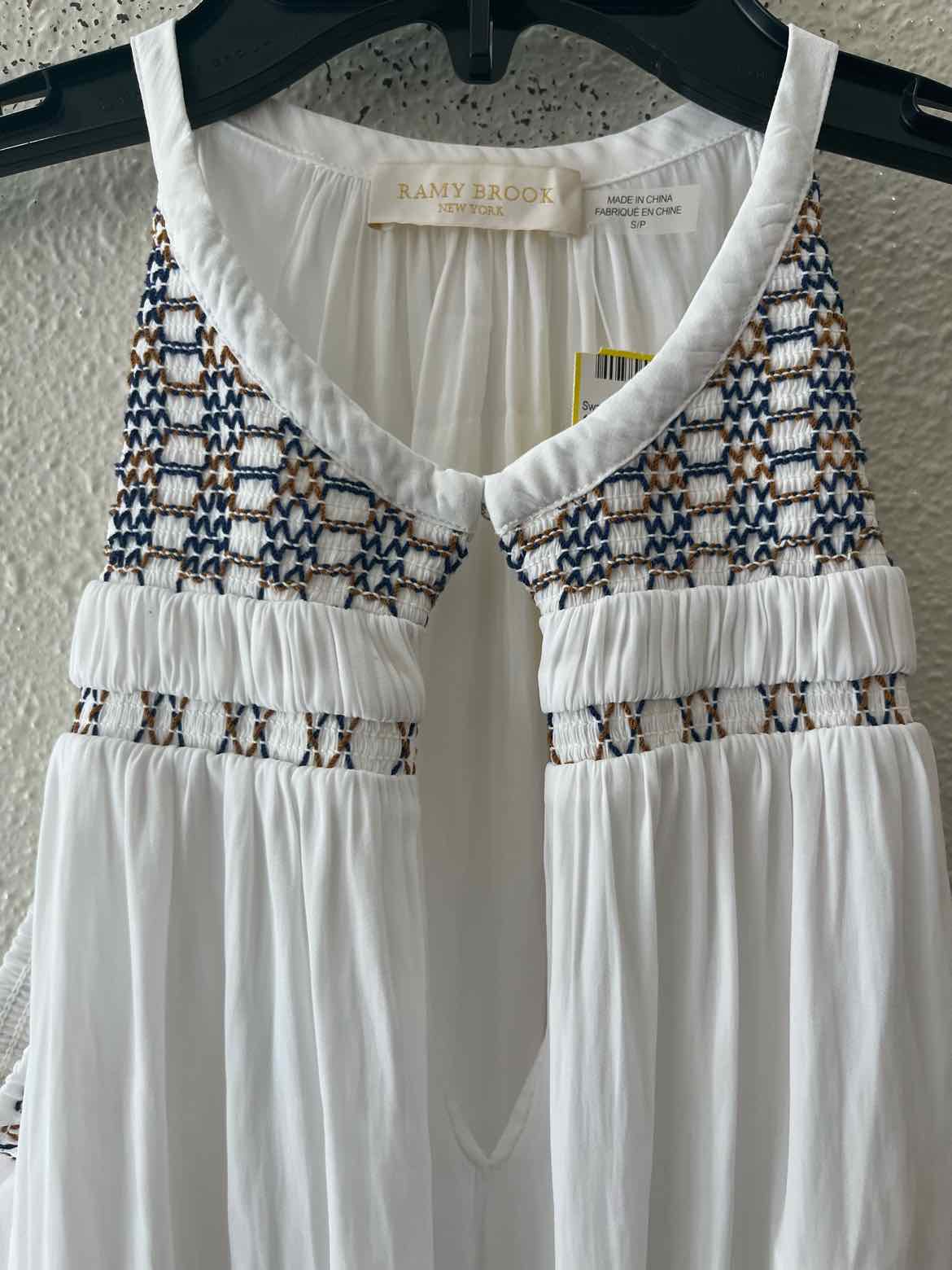 Ramy Brook White Multi Size S/P Shirt