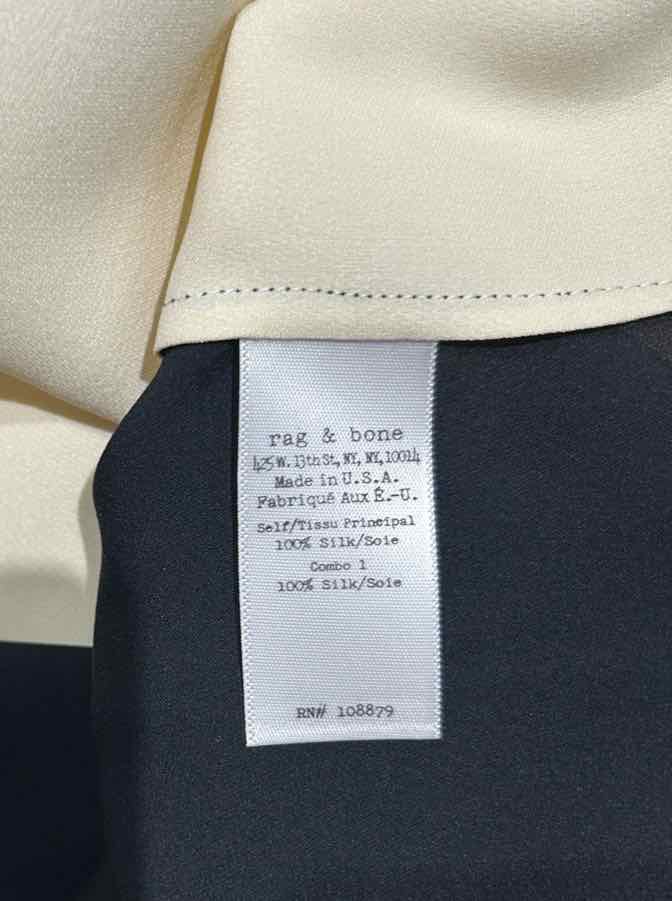 rag & bone Off White and Black Size M Shirt