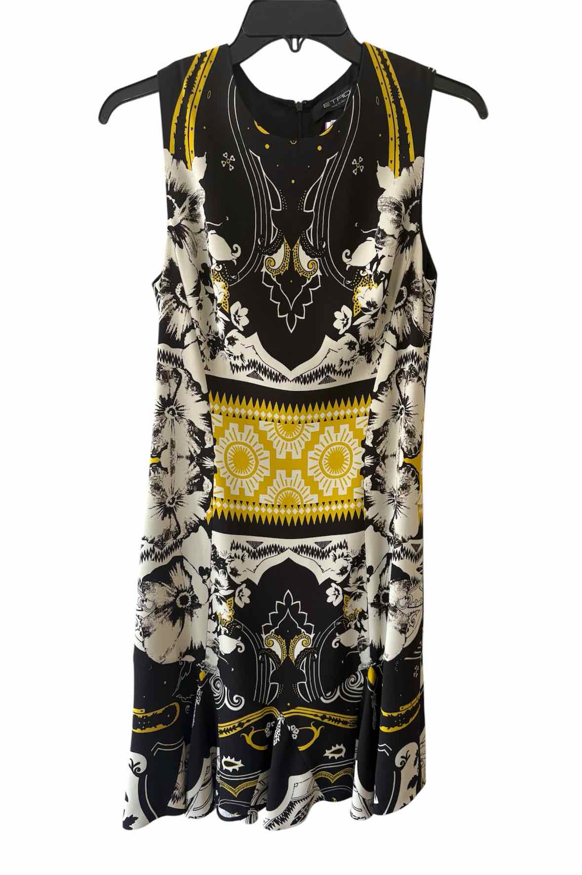 etro Black Multi Size 42 Dress