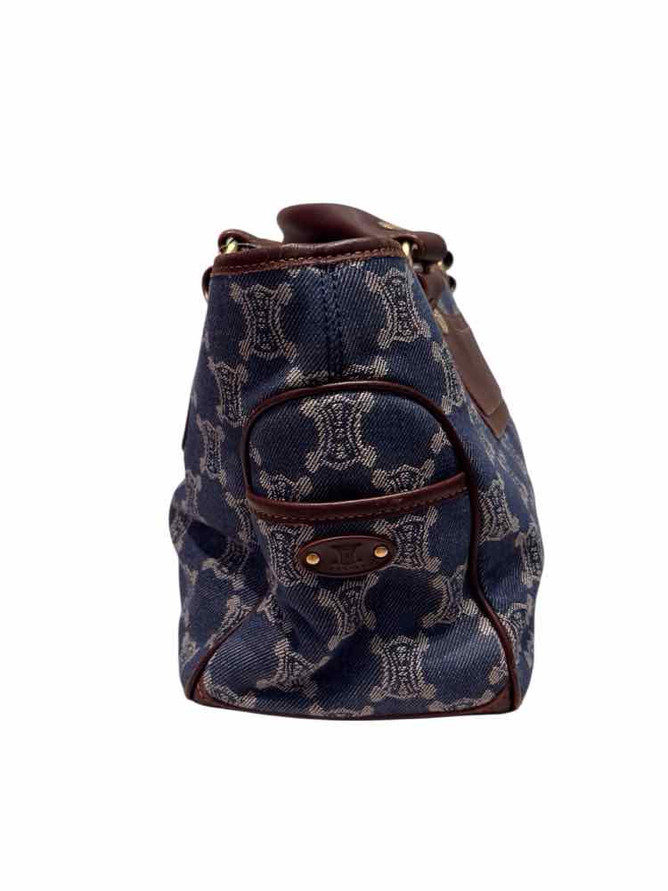 Celine Boogie Bag Denim Handbag