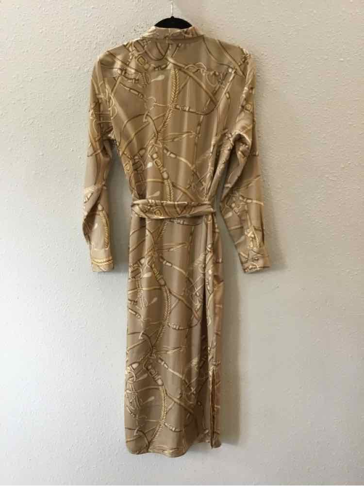 Lauren Ralph Lauren Beige and Cream Size 6 Dress