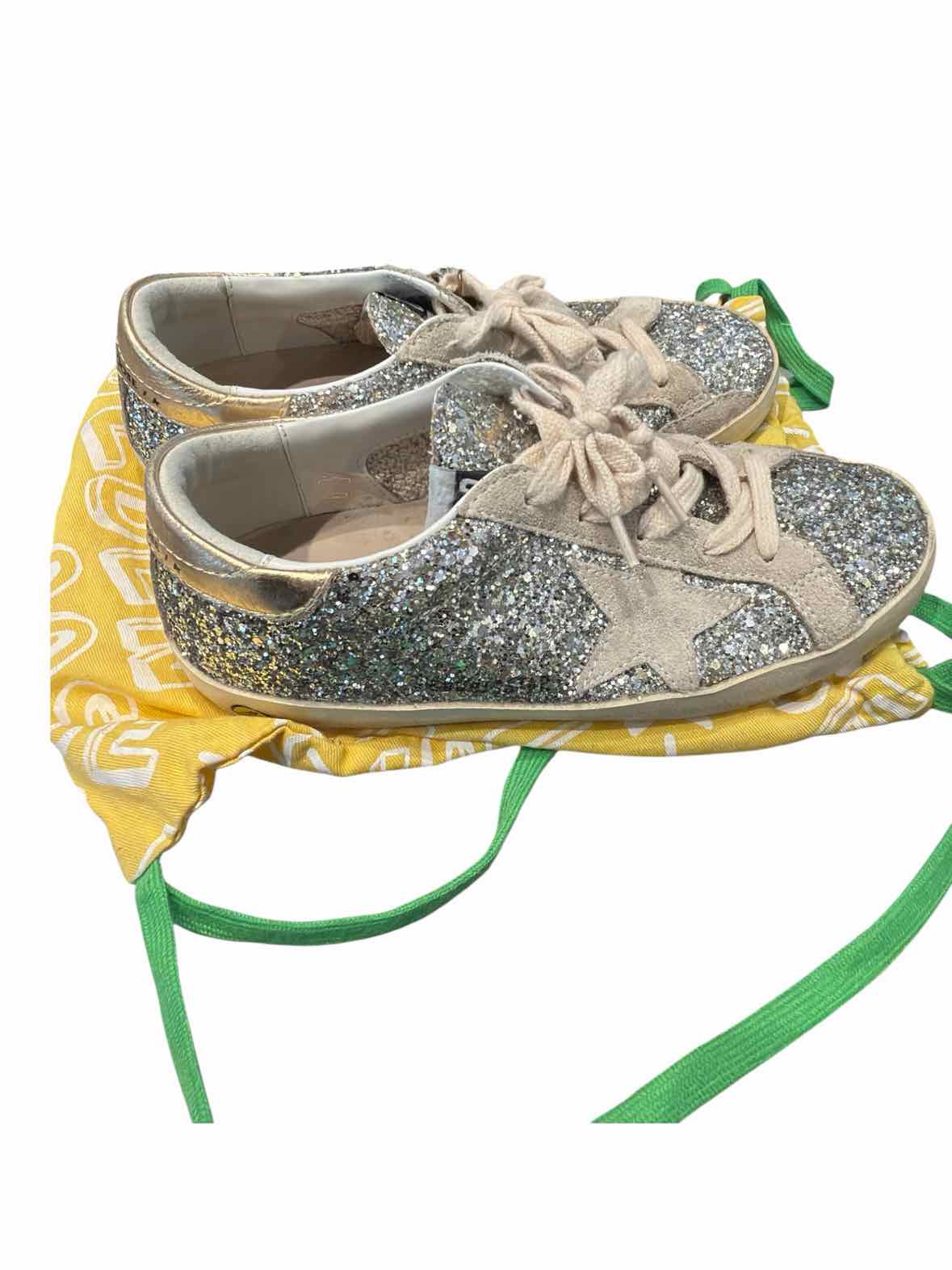 Golden Goose sparkly silver Size 34 Shoes