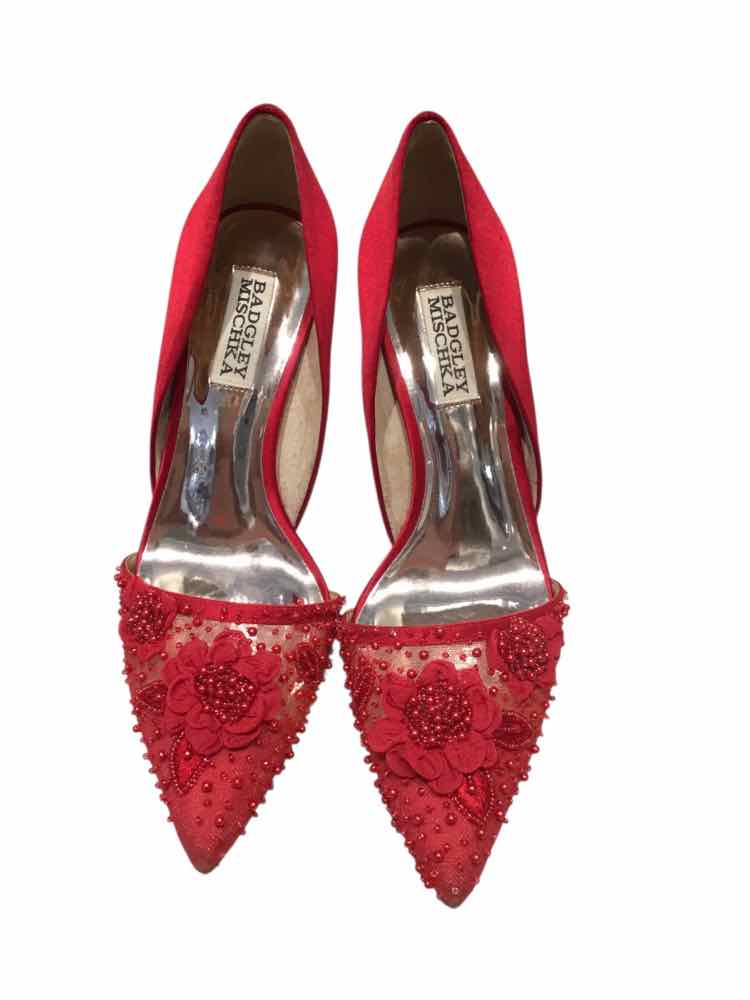 Badgley Mischka Red Size 6.5 Shoes