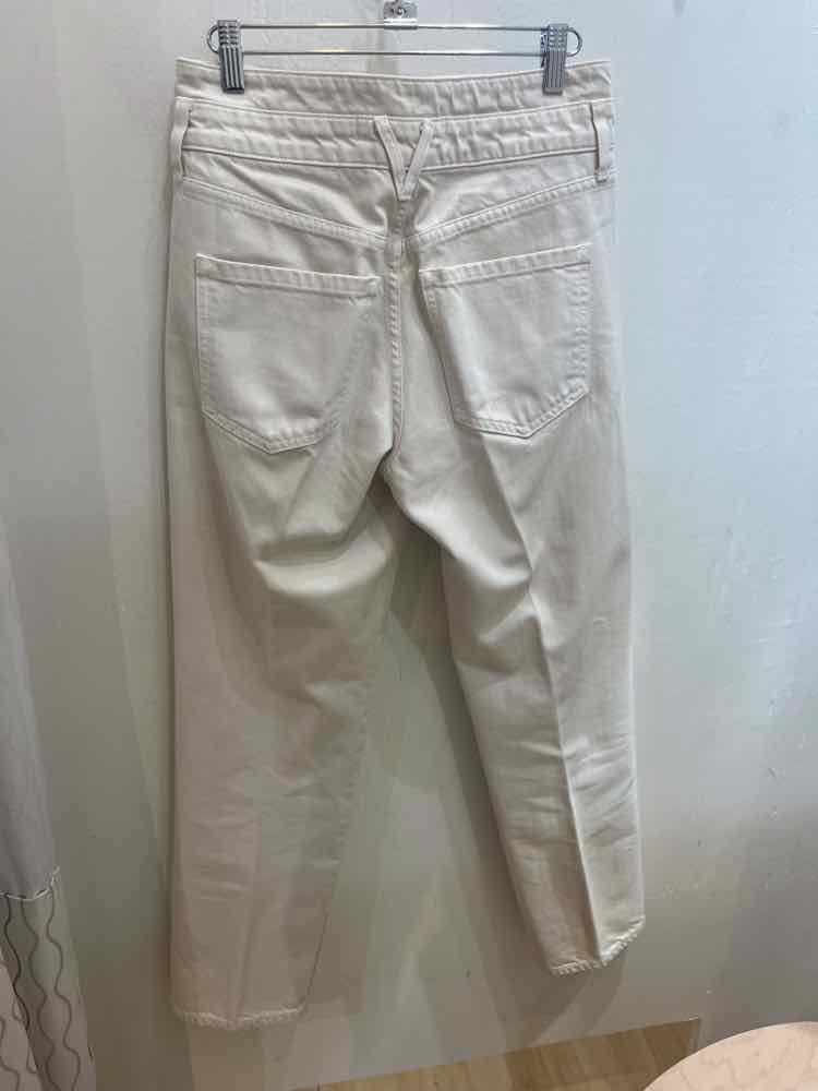Veronica Beard Cream Size 26 Jeans