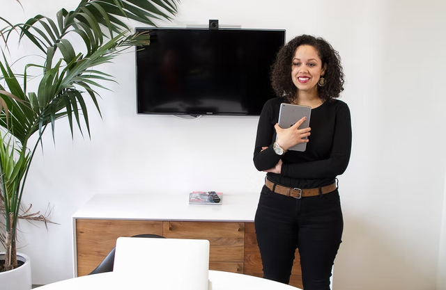 Woman wearing belt from designer women's boutique online