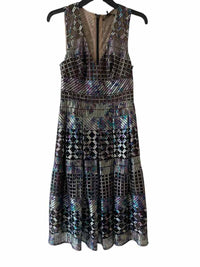 BCBGMax Azria Black Multi Size 4 Dress