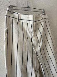 Derek Lam 10 Crosby White Black & Grey Size 6 Pants