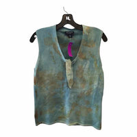 Ann Taylor Blue Multi Size M Shell