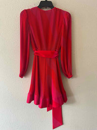 Milly Red and Pink Size 0 Dress