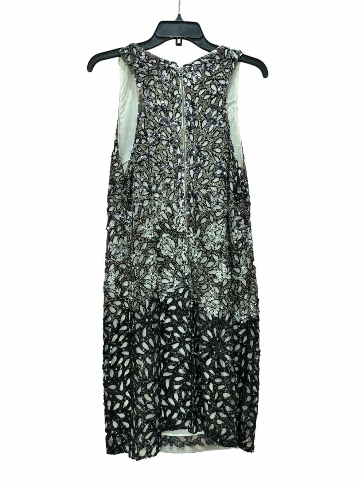 alice + olivia grey and navy Size 10 Dress