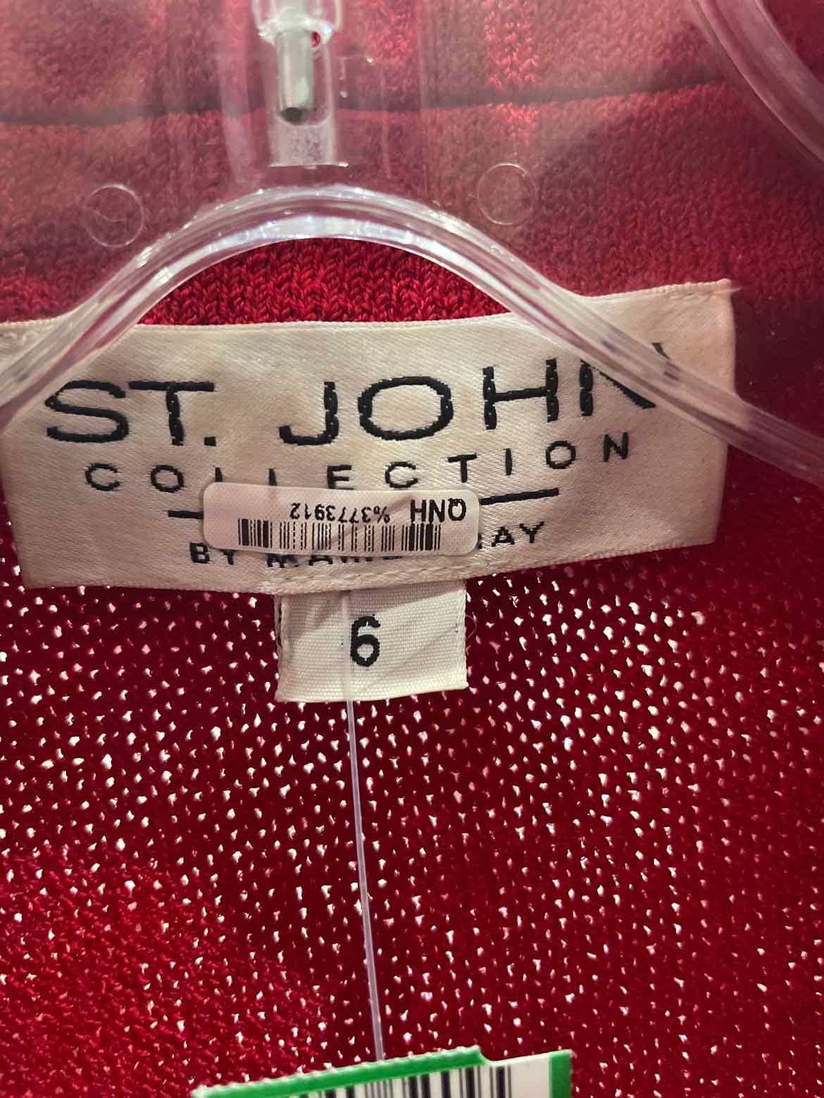 st john Dark Red Size 6 Jacket