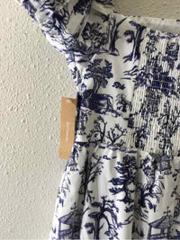 o.p.t Blue and White Size M Dress