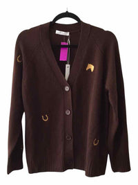 OGD Brown and Gold Size S Cardigan