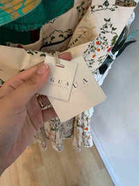 Agua creme and green Size M Dress