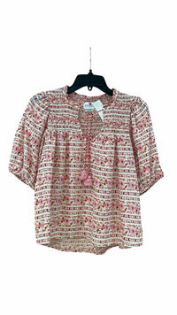 Saylor White and Pink Size XS Shirt