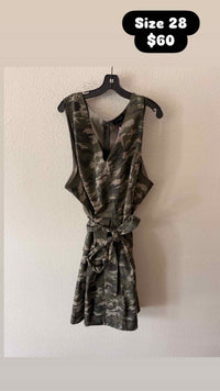 ELOQUII Camo Size 28 Dress