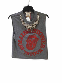 alice + olivia jeans Grey and Red Size Fits a S Shirt