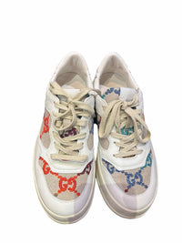 Gucci White/multi pattern Size 40 Sneakers