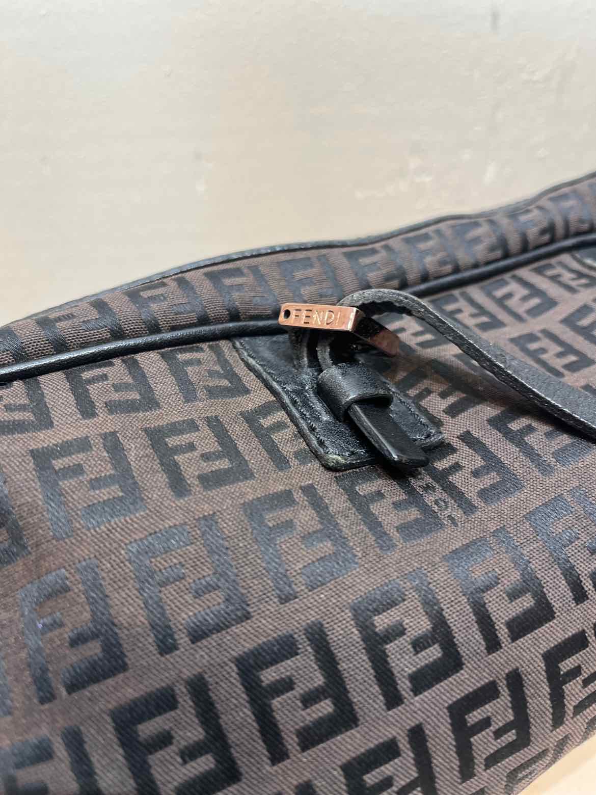 Fendi Zucca Zucchino Brown and black Handbag