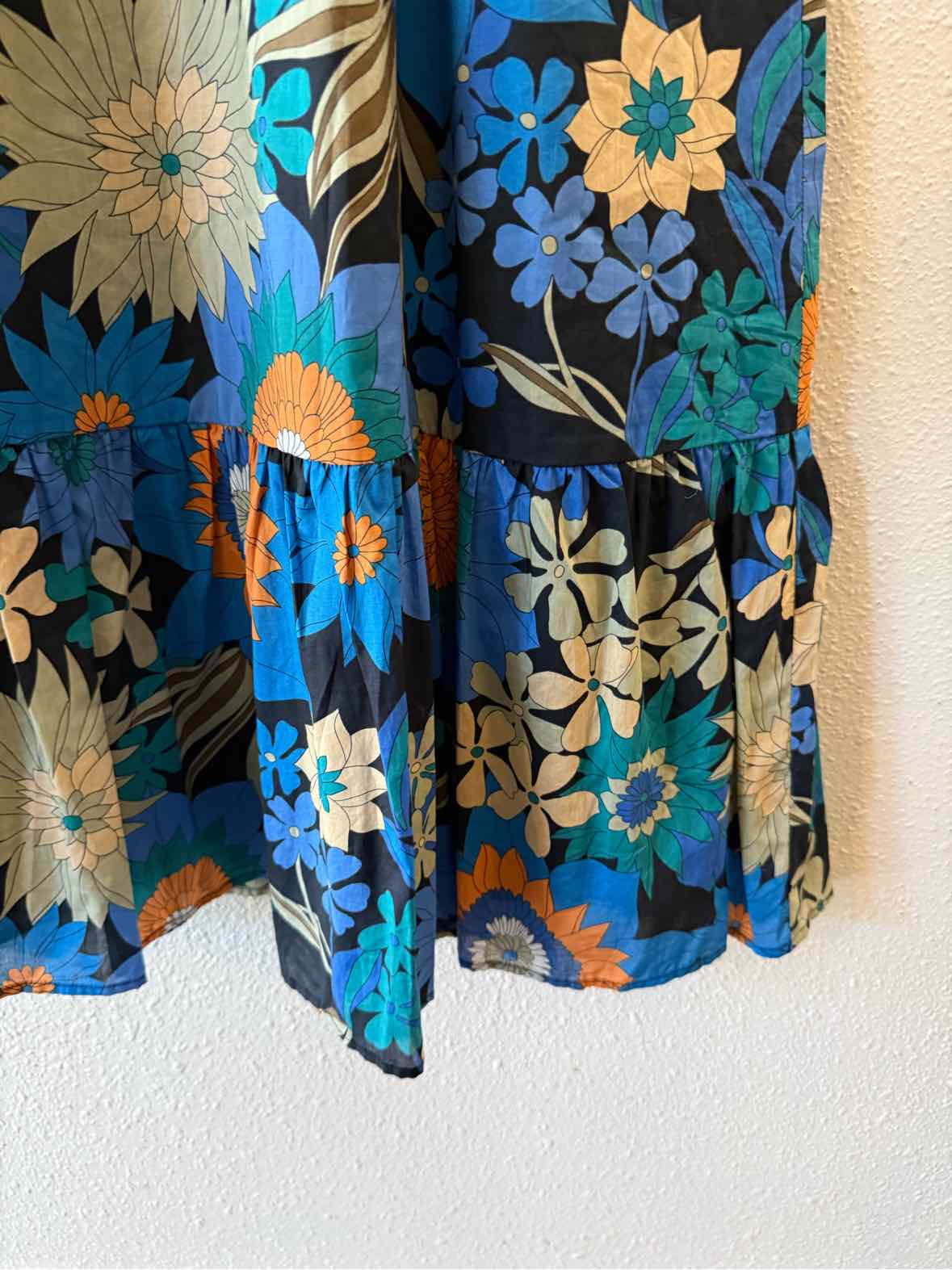 Rails Blue and Black Size S Dress