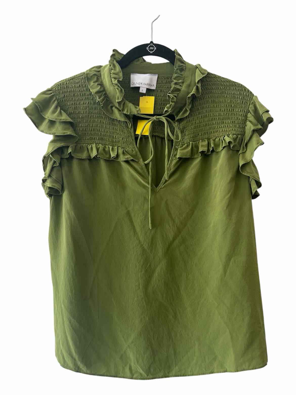Gilner Farrar Olive Green Size L Shirt