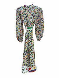 Celia B White Multi Size S Dress