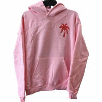 Pink Palm Puff Pink Size M Sweatshirt