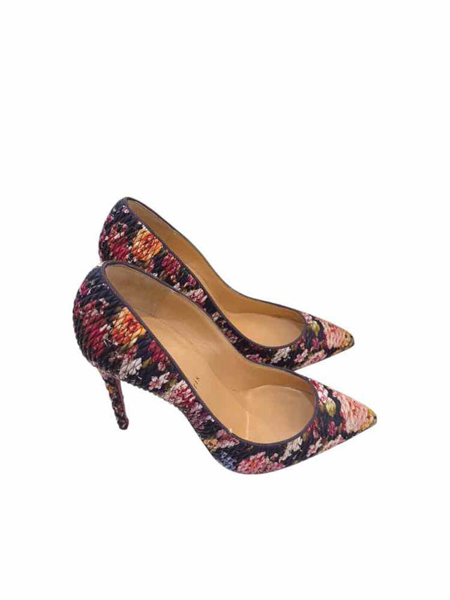 Christian Louboutin navy multi Size 39 Shoes